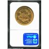 Image 4 : 1852-O $20 AU53 NGC. One of several AU or better survivors of this desirable New Orleans issue in...