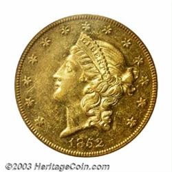 1852-O $20 AU55 PCGS....