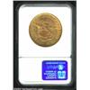 Image 2 : 1853 $20 AU55 NGC. Traces of luster remain under the attractive green-gold patina. A fully origin...