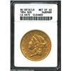Image 1 : 1854 $20 Large Date--Cleaned--ANACS. AU Details, Net XF40....