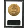 Image 2 : 1856-S $20 --Reverse Cleaned--ANACS. AU Details, Net XF45. A hairlined example that has bright lu...