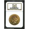 Image 1 : 1857 $20 AU58 NGC. Nearly full luster remains on this typically marked Twenty. <BR><I>From the Br...