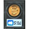 Image 4 : 1857-S $20 MS64 PCGS. As with all of the 1857-S Twenties from the S.S. <I>Central America,...
