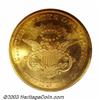 Image 2 : 1857-S $20 Spiked Shield MS65 PCGS....