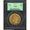 Image 3 : 1858 $20 AU58 PCGS....