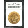 Image 1 : 1858-S $20 XF45 ANACS. A richly detailed Double Eagle with no shortage of luster on the stars, le...