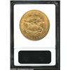Image 2 : 1858-S $20 AU50 ANACS. A partially lustrous example of a moderately rare date. Numerous abrasions...