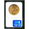 Image 4 : 1858-S $20 MS61 NGC. Ex: Browning. The 1858-S Double Eagle has quite possibly suffered an unwarra...