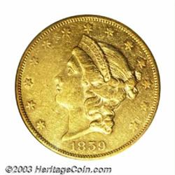 1859 $20 XF45 PCGS....