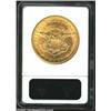 Image 2 : 1859-S $20 AU50 ANACS. Bright yellow and pink-gold surfaces display plenty of remaining detail, c...