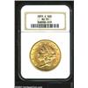 Image 1 : 1859-S $20 AU55 NGC....