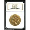 Image 1 : 1860-S $20 AU53 NGC. Traces of luster remain on this lightly circulated example. Popular Type One...