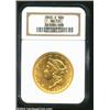 Image 3 : 1860-S $20 AU55 NGC....