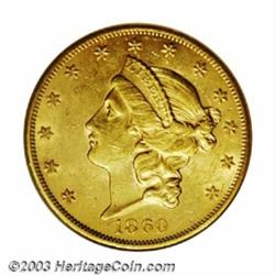 1860-S $20 AU58 NGC....