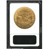 Image 2 : 1861 $20 XF40 ANACS. Freckles of honey-gold patina cling to protected areas of this relatively un...