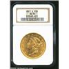 Image 3 : 1861-S $20 AU58 NGC....