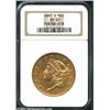 Image 1 : 1862-S $20 XF45 NGC....