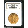 Image 3 : 1863-S $20 MS61 NGC. <I>Ex: Brother Jonathan. The '63-S was a conditionally rare Type One Twenty...