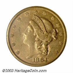 1864-S $20 AU55 NGC....