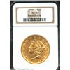 Image 1 : 1865 $20 AU50 NGC....
