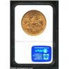 Image 2 : 1867-S $20 AU53 NGC. A nicely struck early Type Two piece with plentiful remaining luster and an...