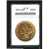 Image 1 : 1870-S $20 AU58 ANACS....