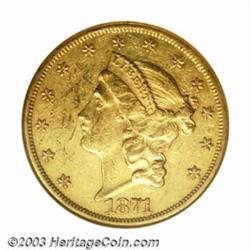 1871-CC $20 AU55 NGC....