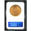 Image 2 : 1873 $20 Open 3 MS61 NGC. This example has extensive luster and an absence of untoward contact ma...