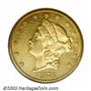 Image 1 : 1876-CC $20 AU58 NGC....