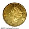 Image 1 : 1876-CC $20 MS61 NGC....