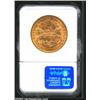 Image 2 : 1878-S $20 MS60 NGC. Liberty's cheek and the arrow feathers are moderately abraded, but the mint...