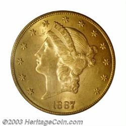 1887-S $20 MS64 PCGS....