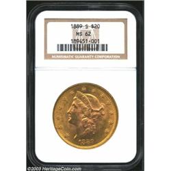 1889-S $20 MS62 NGC....