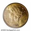 Image 1 : 1890-CC $20 MS61 PCGS....