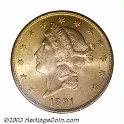 1891-S $20 MS64 PCGS....