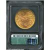 Image 4 : 1892-S $20 MS63 ICG. Original, well frosted surfaces are draped in warm reddish patina. Liberty's...