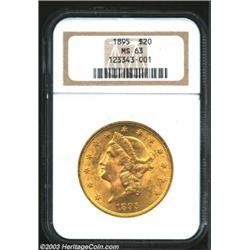 1895 $20 MS63 NGC....