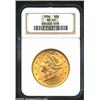 Image 1 : 1896 $20 MS63 NGC....