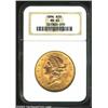 Image 1 : 1896 $20 MS63 NGC. A lustrous and intricately struck Double Eagle that has clean fields and a few...