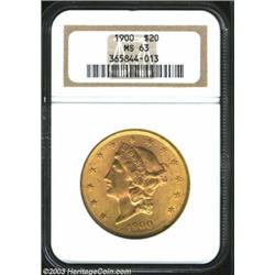 1900 $20 MS63 NGC....