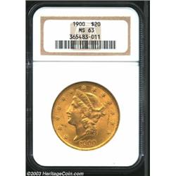 1900 $20 MS63 NGC....