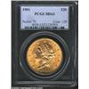 Image 1 : 1901 $20 MS63 PCGS....