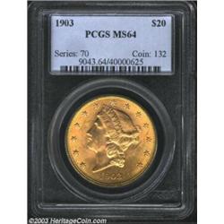 1903 $20 MS64 PCGS....