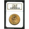 Image 1 : 1911 $20 MS63 NGC. Only lightly abraded, this early Saint-Gaudens piece has a good strike and ric...