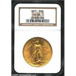 1915 $20 MS62 NGC....