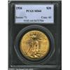Image 1 : 1926 $20 MS64 PCGS. Crisp orange-gold coloring over bright, flashy surfaces. There are a few slig...