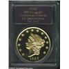 Image 1 : 1855 $50 Kellogg &amp; Co. Fifty Dollar Restrike Gem Proof PCGS. Struck on September 9, 2001, wit...