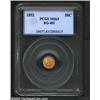 Image 1 : 1852 50C Liberty Round 50 Cents, BG-401, R.5, MS63 PCGS....