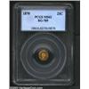 Image 1 : 1870 25C Indian Octagonal 25 Cents, BG-789, R.5, MS62 PCGS....