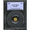 Image 1 : 1881 25C Indian Round 25 Cents, BG-887, R.5, MS64 PCGS....
